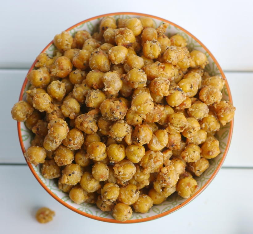 Crispy Air Fryer Parmesan Chickpeas