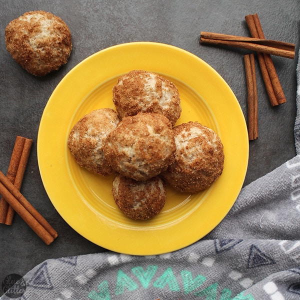 Vegan Air Fryer Churro Donut Bites