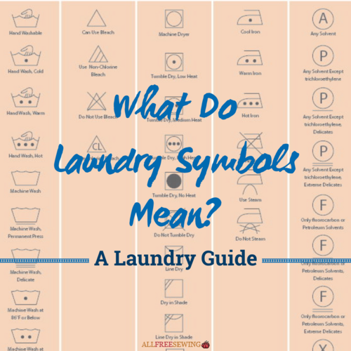 What Do Laundry Symbols Mean? A Laundry Guide ...