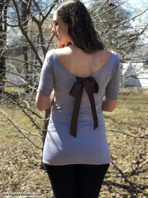 The Back Tie Maternity Tunic Tutorial