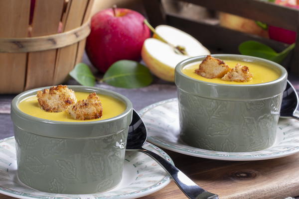 Butternut Squash  Apple Soup