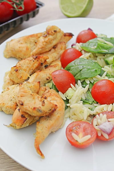 Lemon Chicken Orzo Salad