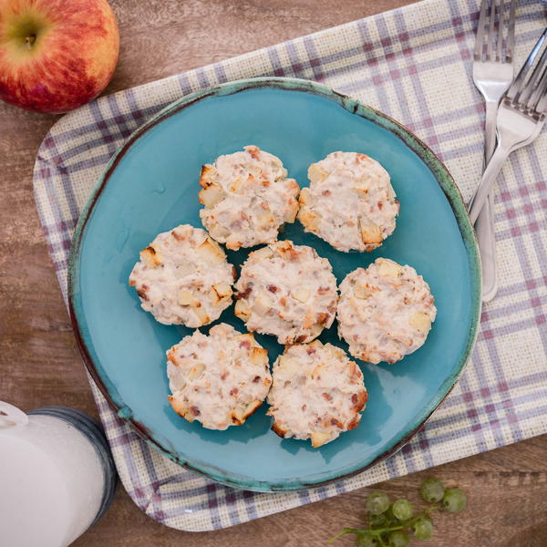 Chicken Bacon And Apple Mini Meatloaves