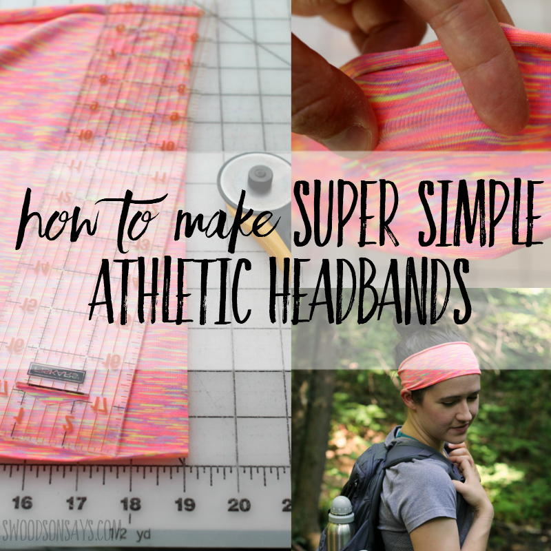 Simple Athletic Headband Tutorial