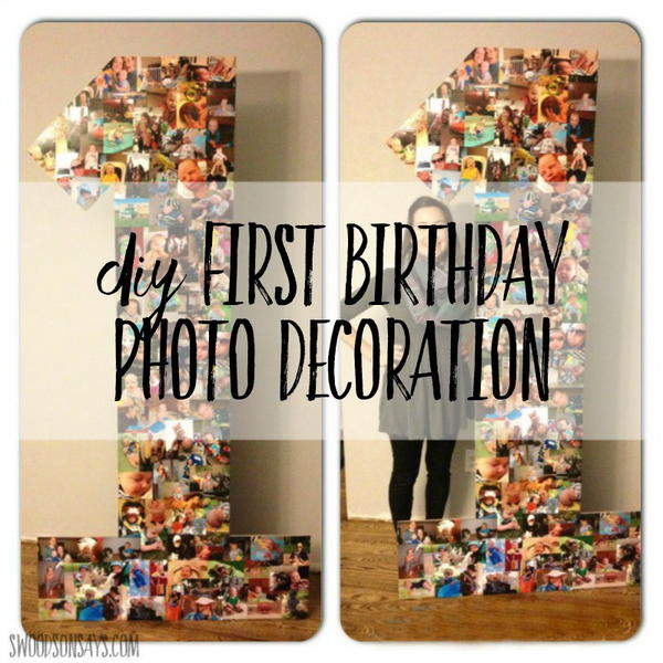 Birthday Party DIY Photo Collage