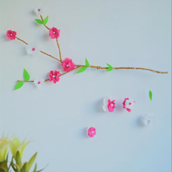 DIY Branch and Flowers