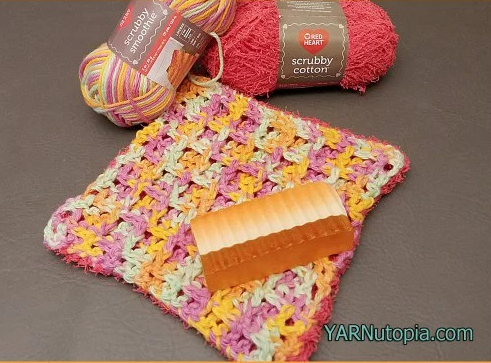 Dual Sided Crochet Washcloth Pattern