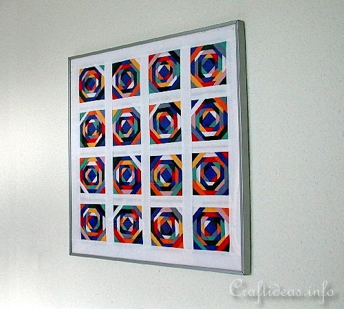 Stash Busting Patchwork Wall Picture