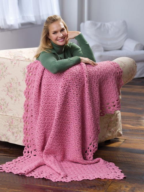 Blush Rose Afghan