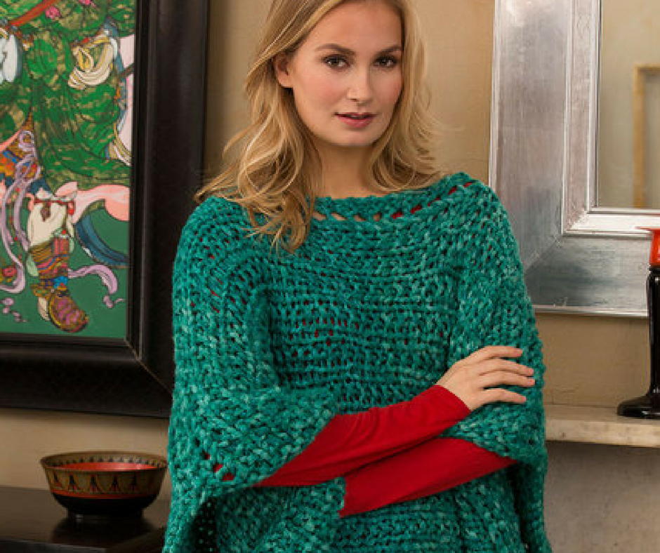 27 (Free) Knit Poncho Patterns to Keep You Cozy ...