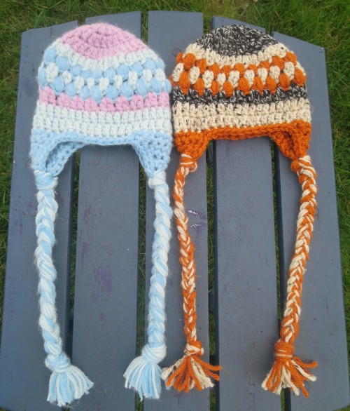 Baby Braided Earflap Beanie