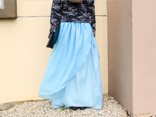 Enchanted Layered Chiffon Maxi Skirt Tutorial AllFreeSewing