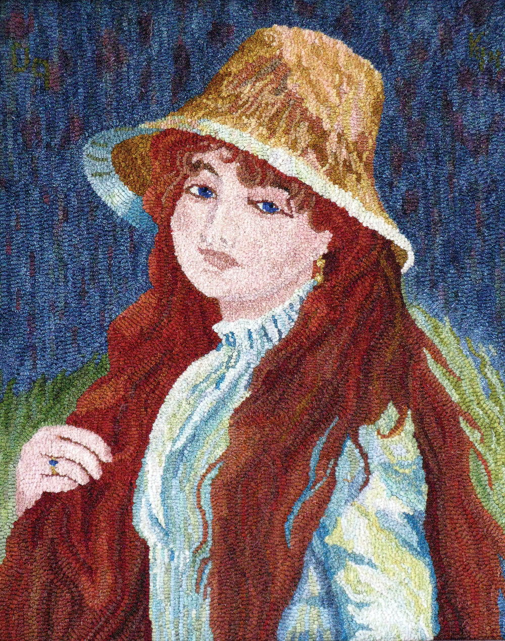 Girl in a Straw Hat
