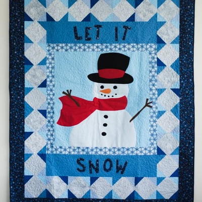 Kwik Sew sewing pattern 4037 Countdown to Christmas snowman wall hanging UNCUT FF