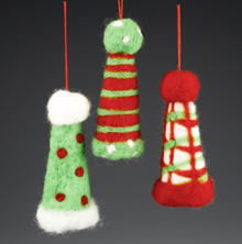 Cute Santa Hat Ornaments