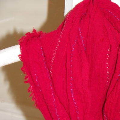 Raveled Edge Summer Scarf