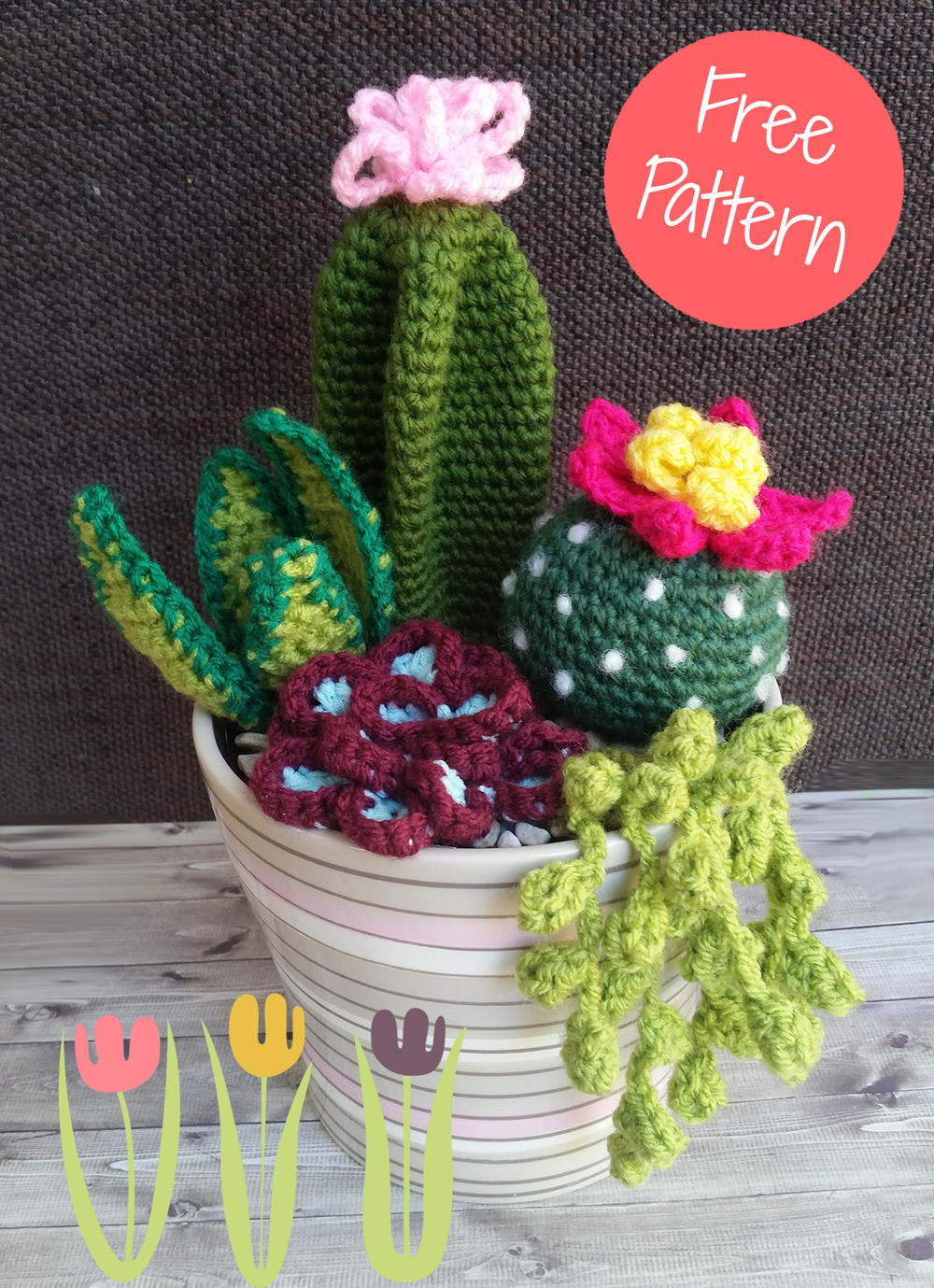 Free Cactus Pattern | AllFreeCrochet.com free-cactus-pattern-allfreecrochet-com