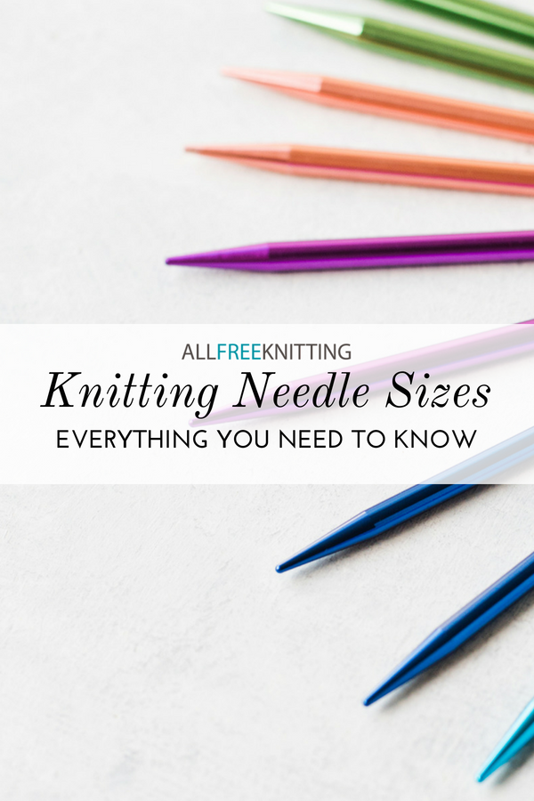 Knitting Needle Sizes Explained (With Size Conversion Chart)
