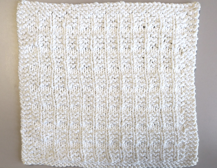 Linen Knit Wash Cloth
