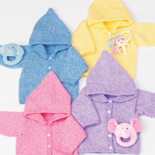 Baby Hoodie Knitting Pattern