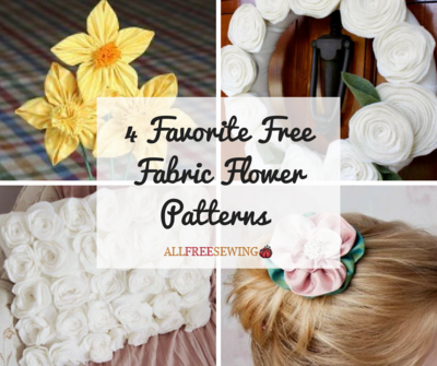 4 Favorite Free Fabric Flower Patterns