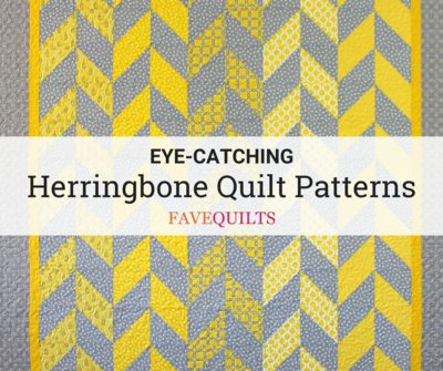 10 Eye-Catching Herringbone Quilt Patterns