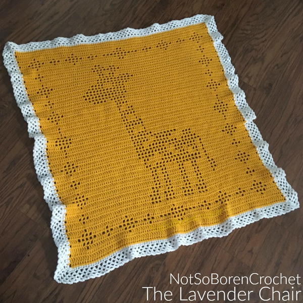 Filet Giraffe Blanket