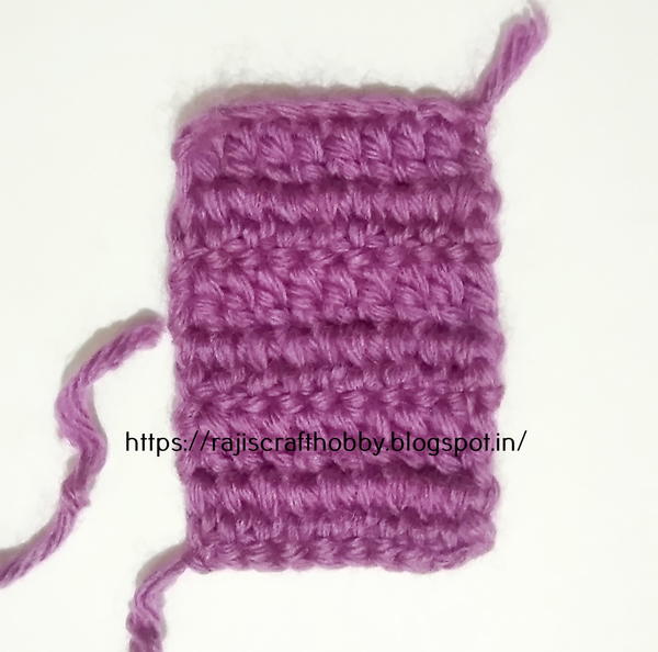 How To Double Crochet Straight Edges