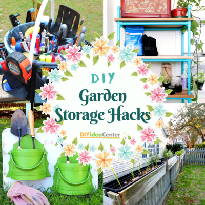 How To Make Garden Storage Diy Benches Diy Storage Hacks And
