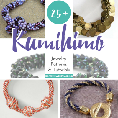 25 Kumihimo Jewelry Patterns and Tutorials