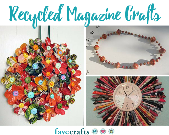 Top 10 Recycled Magazine Crafts | FaveCrafts.com