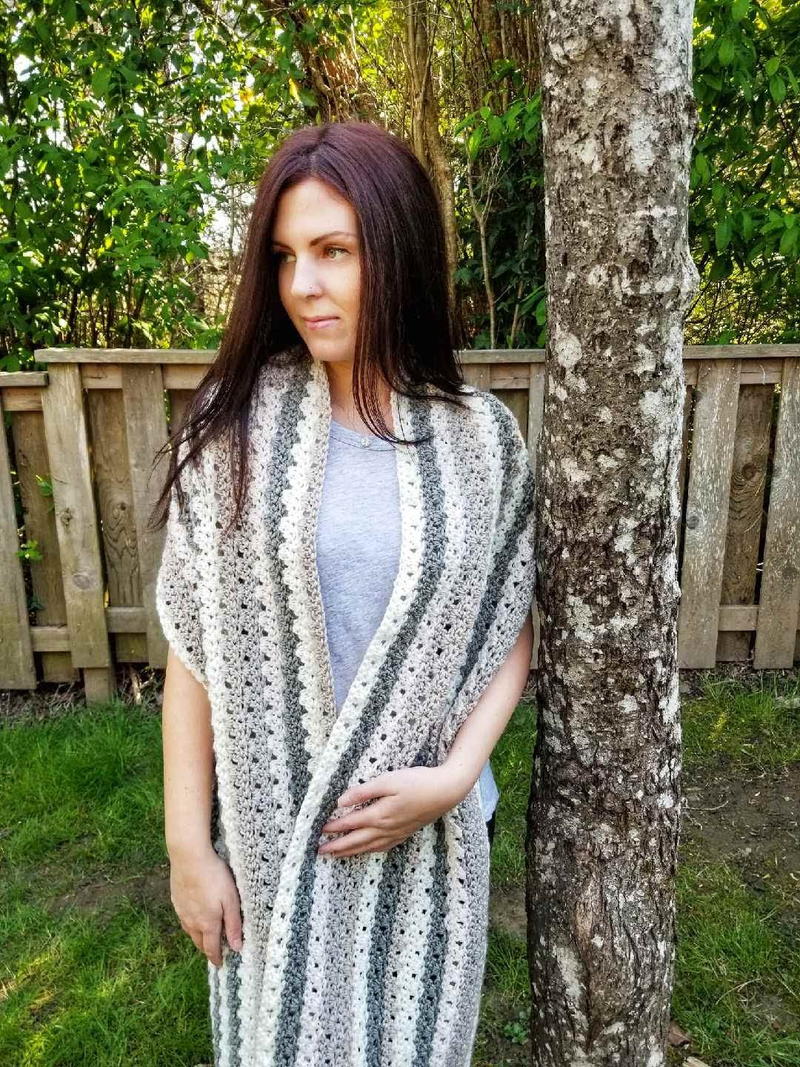 In Bloom Crochet Wrap | AllFreeCrochet.com