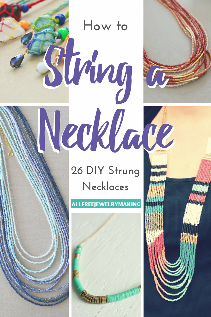 How to Use a Beading Board to Make a Strung Necklace from Start to