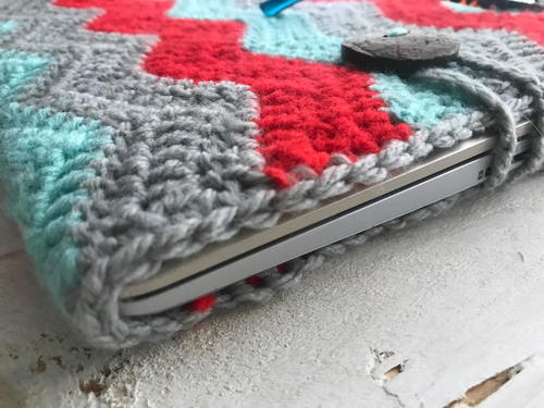 crochet laptop sleeve pattern