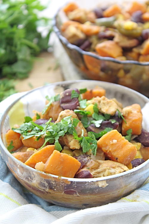 Chicken Chili with Sweet Potatoes