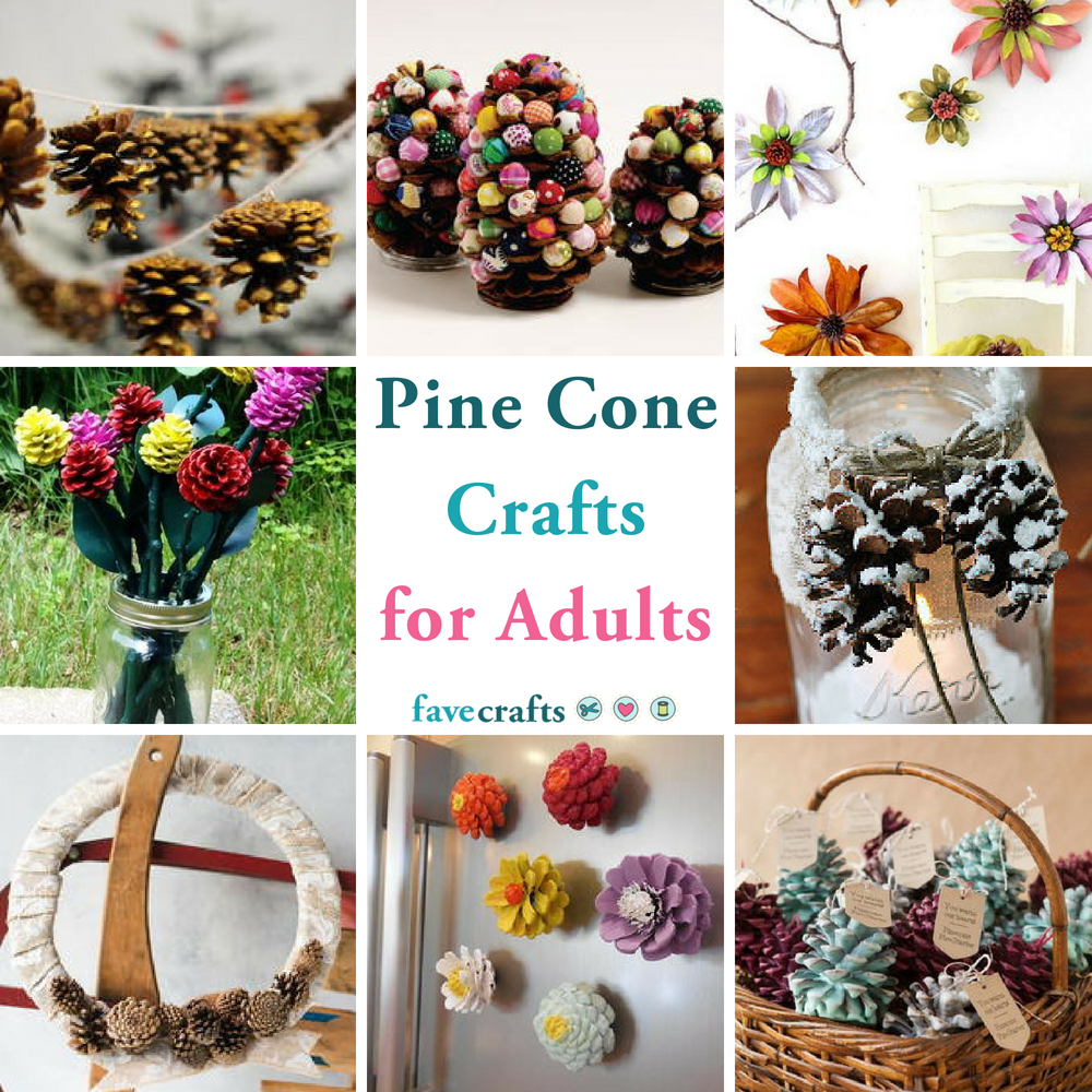 38 Pine Cone Crafts for Adults  FaveCrafts com