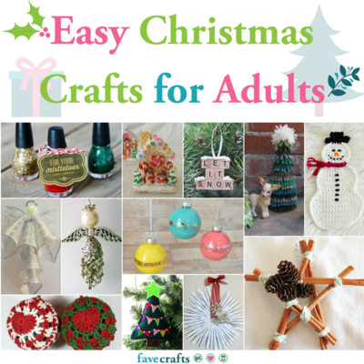 Download Free 123 Easy Christmas Crafts For Adults Favecrafts Com PSD Mockup Template