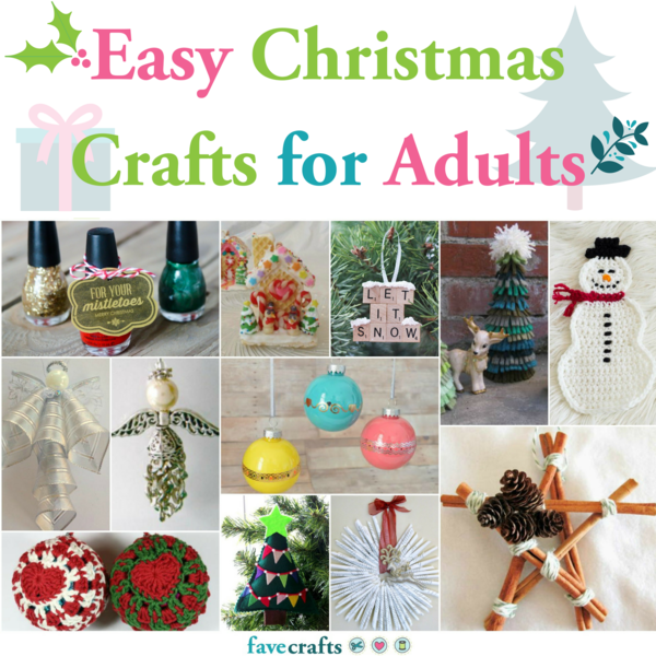 123 Easy Christmas Crafts for Adults