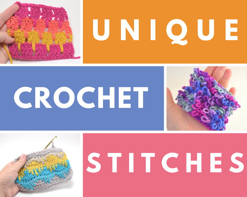 26 Unique Crochet Stitches | AllFreeCrochetAfghanPatterns.com