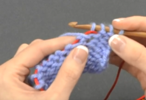 How To Knook Right-Handed: Purl Stitch
