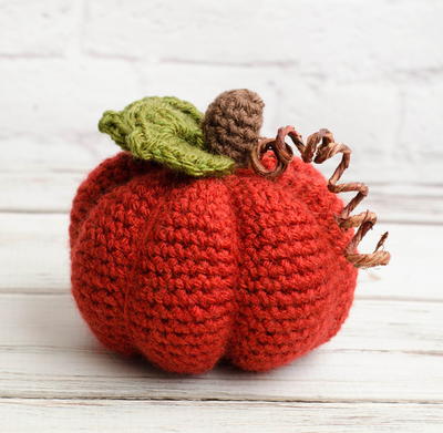 Medium Crochet Pumpkin