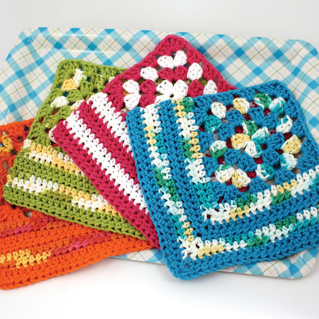 Granny Crochet Dishcloth