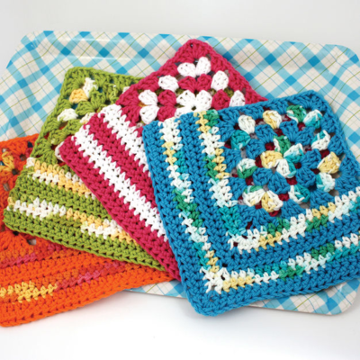 Granny Crochet Dishcloth Pattern