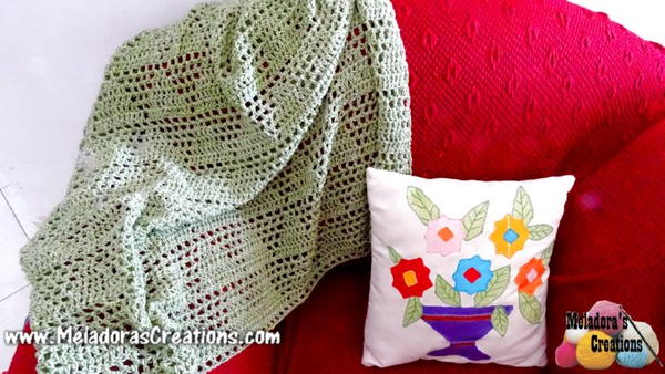 Diamond Lace Afghan