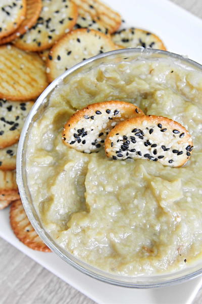 Eggplant Dip with Lemon Juice & Onion