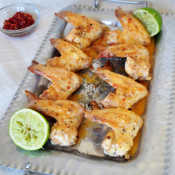 Grilled Margarita Tequila Lime Chicken Wings
