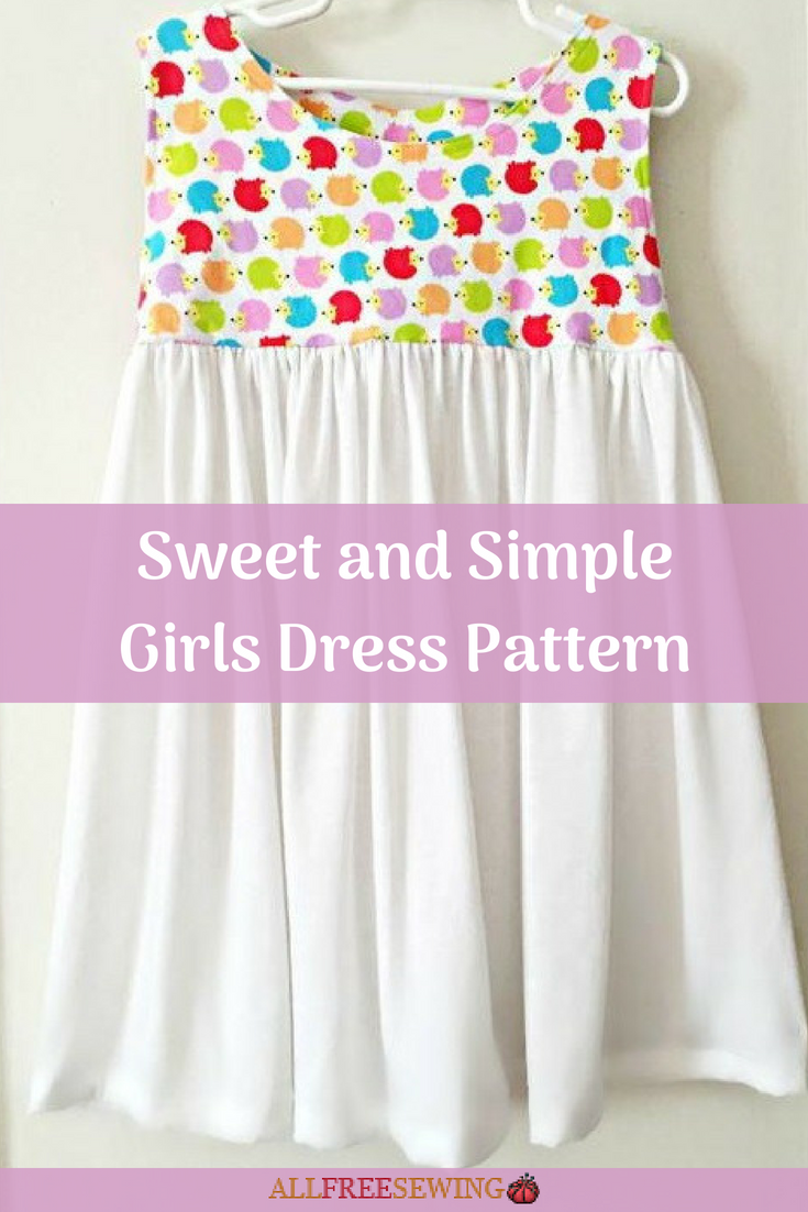 Sweet and Simple DIY Girl's Dress Pattern | AllFreeSewing.com