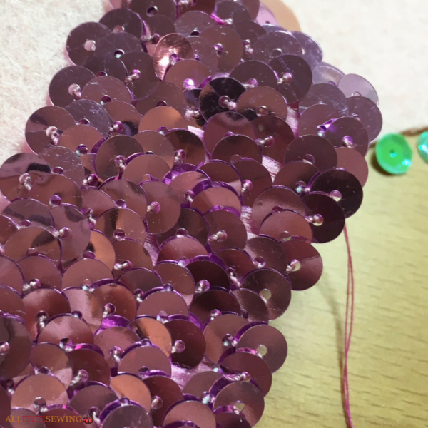 How to Sew Sequin Trim onto Fabric