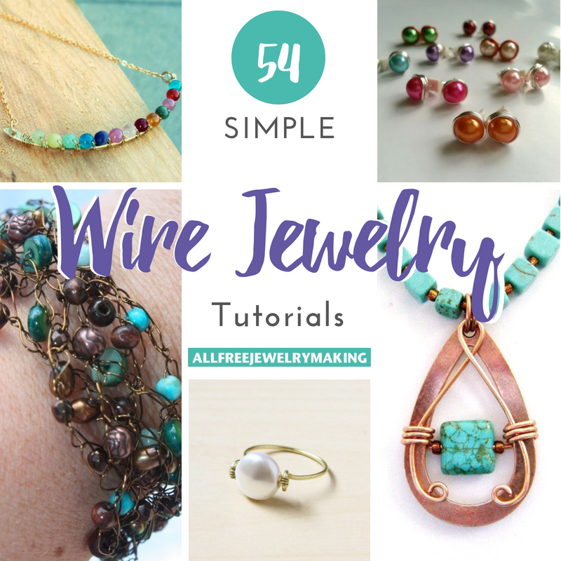 Simple Wire Wrapped Earrings · How To Make A Pair Of Wire Earrings