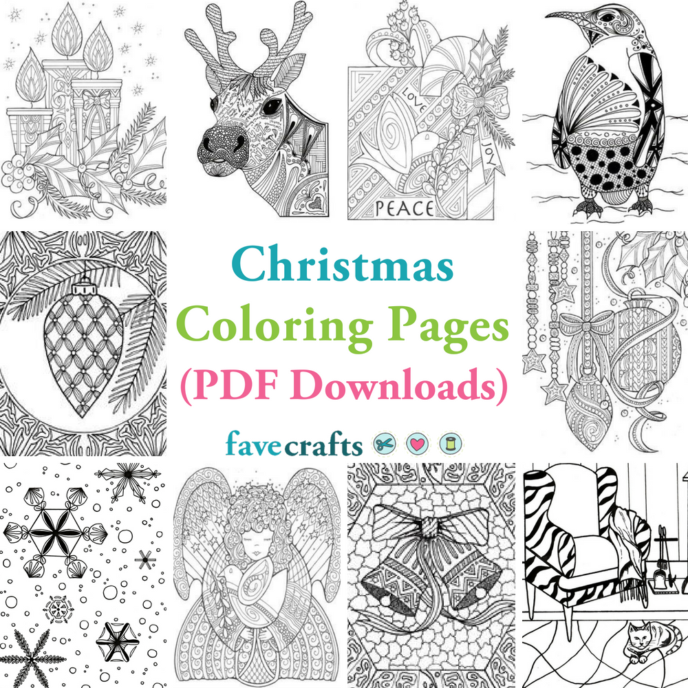 Printable Christmas Coloring Pages Pdf
